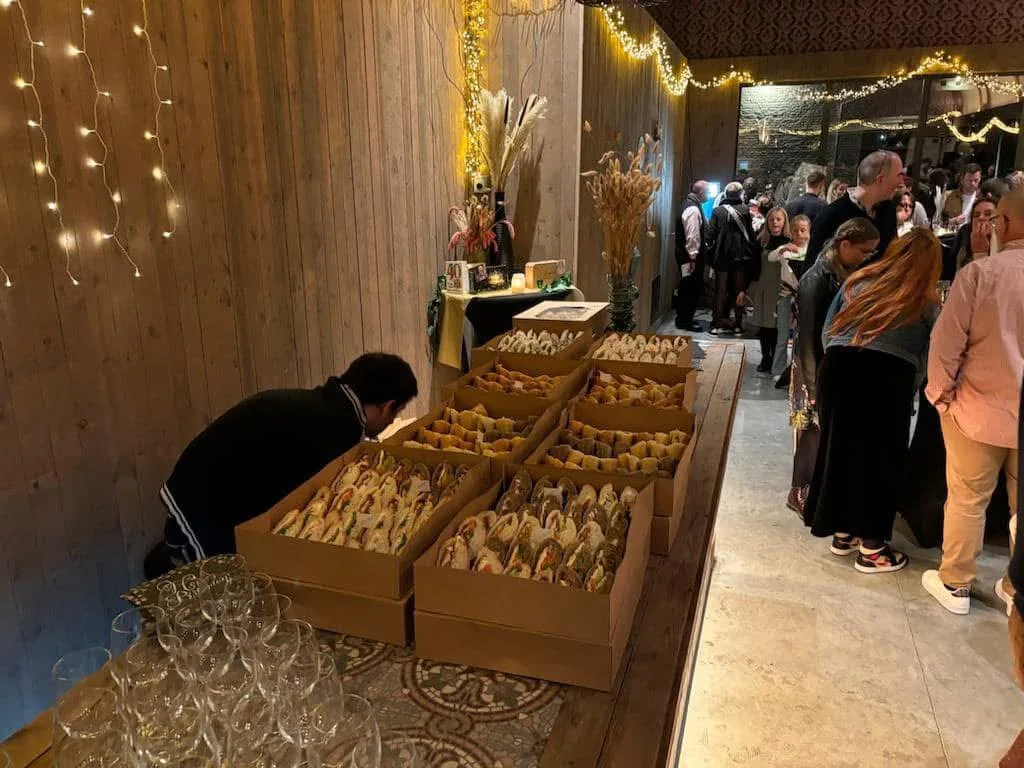 Plateaux de sandwichs La Mie Cale pour entreprises et événements privés